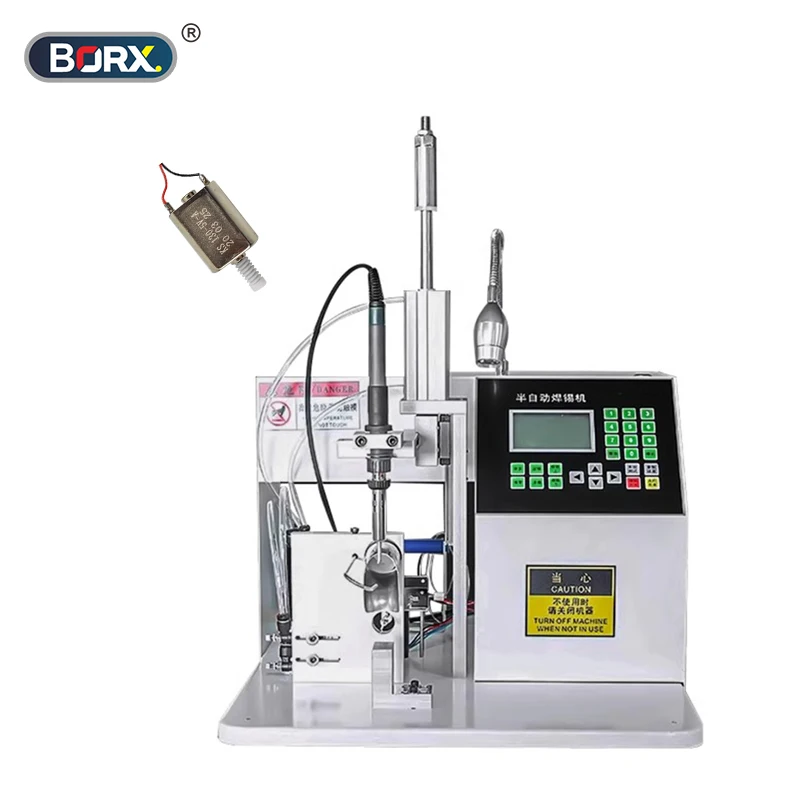 Semi automatic wire soldering machine circuit board welding equipment