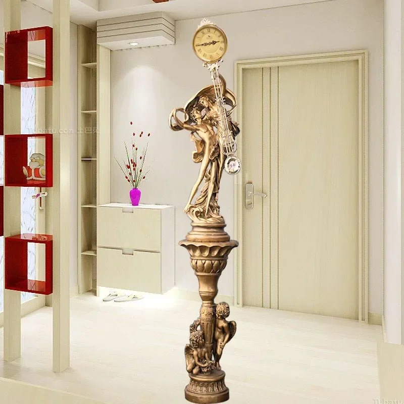 

Clock Fashion Craft Clock Decoration European Style Vertical New Chinese Style Watch Large Pendulum Clock Clocks