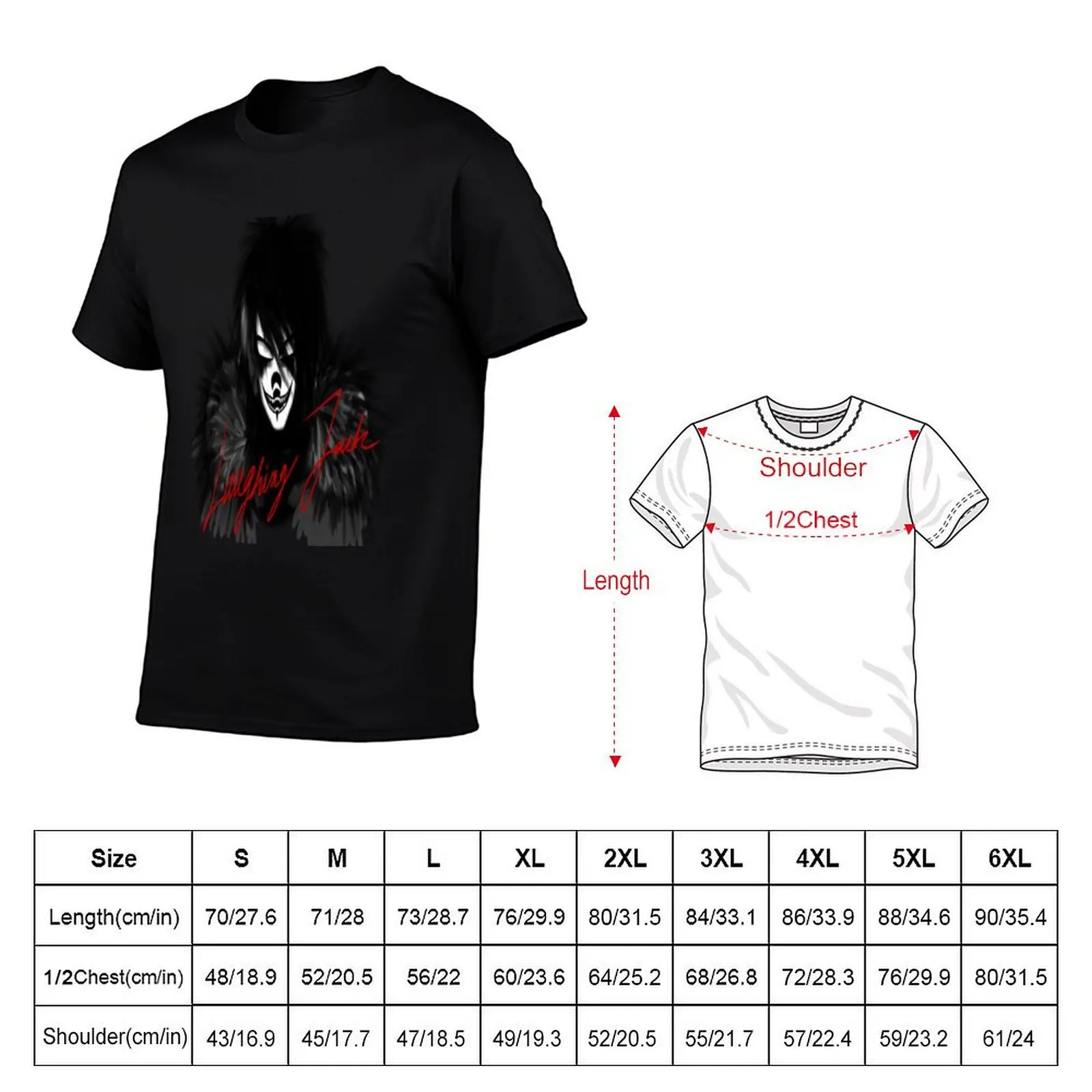 laughing jack T-Shirt Summer Print Short Sleeve Tee