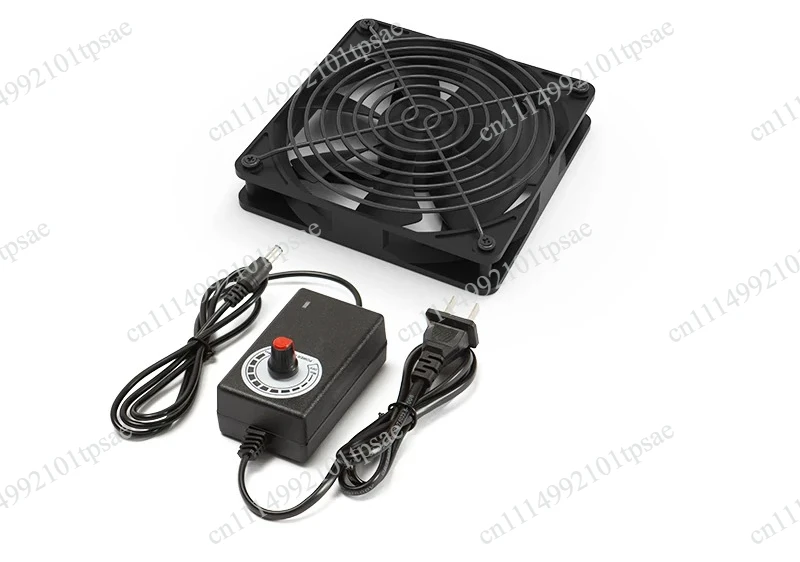 Cabinet Computer Graphics Card Cooling Fan Chassis Server 12cm Large Air Volume High Speed Violent 220V Adjustable Speed