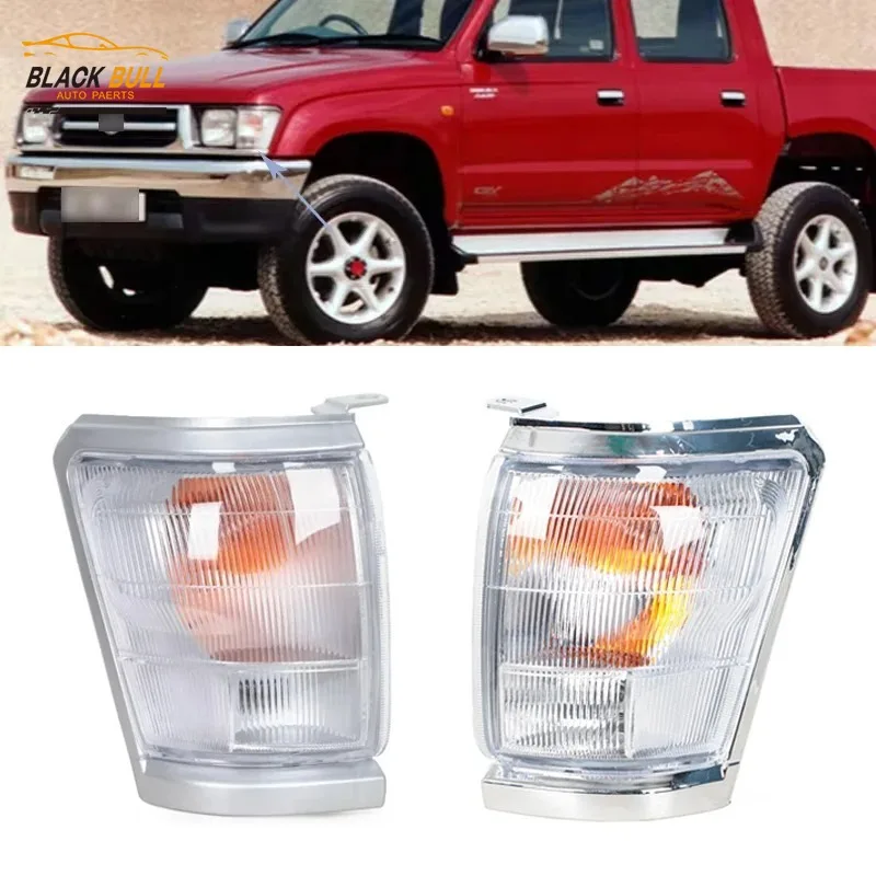 

Указатель поворота/габаритный фонарь для Toyota Hilux 2700 RN85 1997-2001 гг., боковой габаритный фонарь, широкий фонарь, индикатор переднего бампера, фара