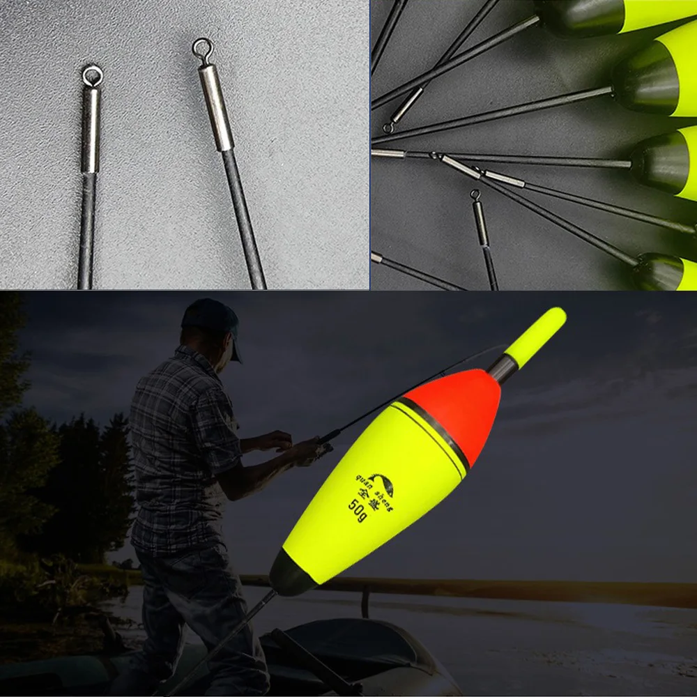 مصباح ليد عائم للصيد ، عوامة بذيل طويل ، معدات صخرية ، ليل النهار ، بوبر عمودي ، شاحن يو إس بي إيفا ، مصباح بطارية CR425 ، 5 جم ، جي