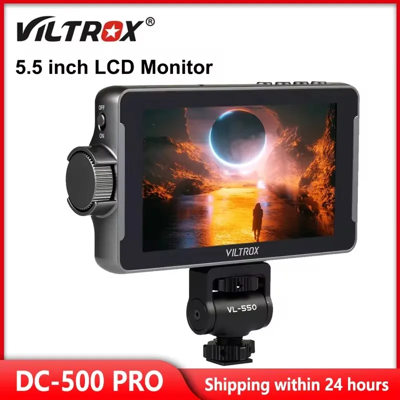 VILTROX DC-550 Pro 5.5 Inch 4K Profissional Portable Camera Studio Monitor For HDMI Touch Screen Field 3D LUT Director Monitor