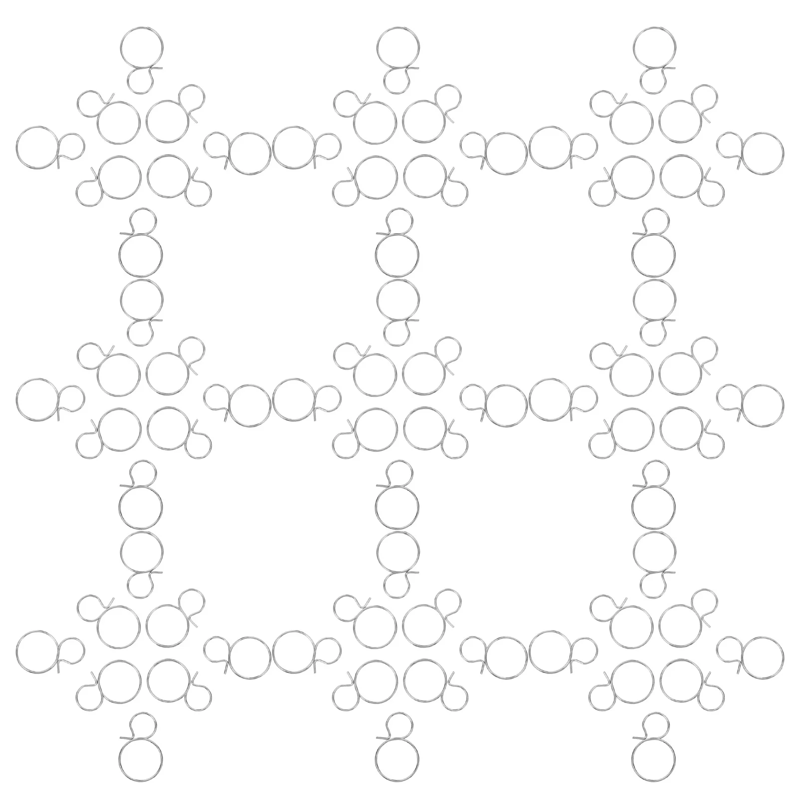100 шт., подвесные крючки для хрустальной лампы, фигурка из нержавеющей стали, 8 разъемов для люстры для крепления «Ловец солнца», светильники