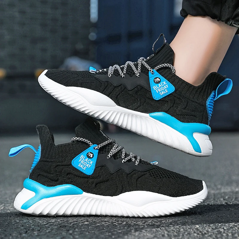 Męskie buty do biegania sznurowane męskie buty sportowe lekkie wygodne oddychające buty do chodzenia Tenis Masculino Zapatillas Hombre