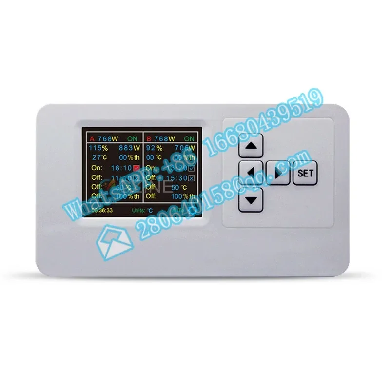 

Smart 0-115% Timing Dimming Setting Temperature And Humidity Sensor Connection Intelligent App Control Led Grow Lights