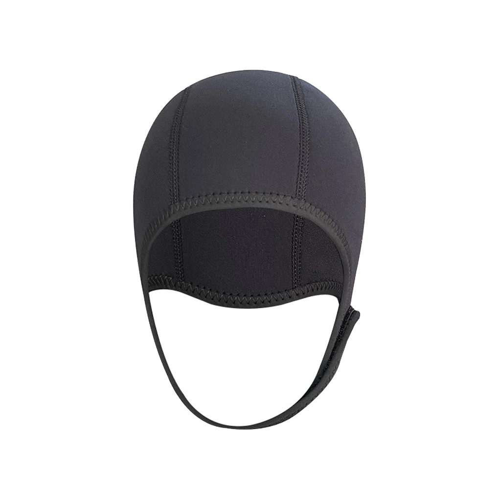 Neoprene 2.5mm Swim Thermal Hood Cap Thicken Diving Ear Hat Swimwear