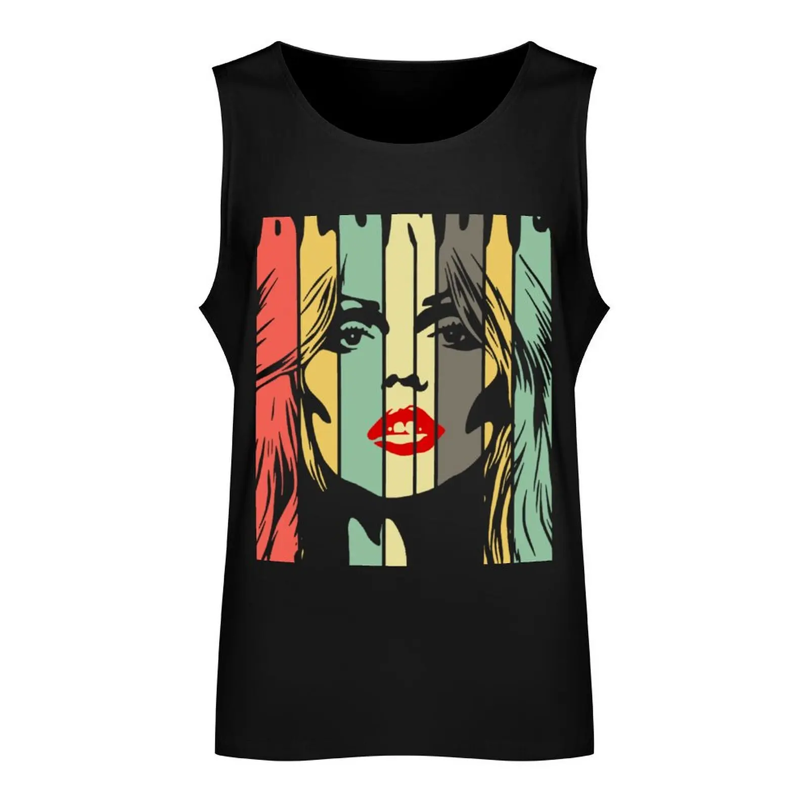 Perfect punk rock girl retro 70s harry angel art Tank Top clothes for men Sleeveless top