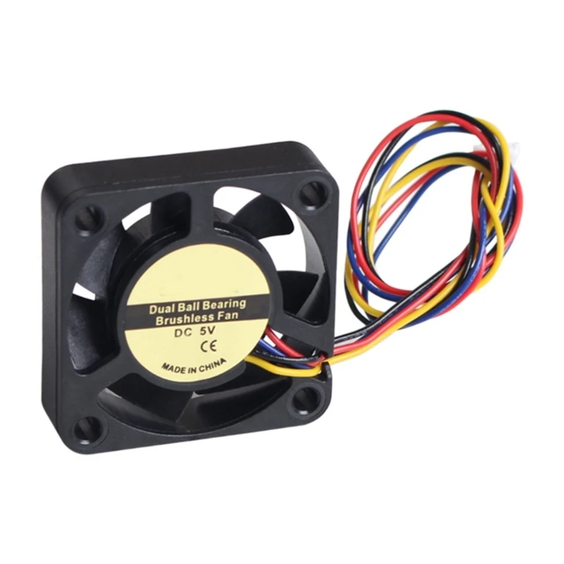 DC5V 4010 Fan For 3D Printer Mainboard Cooling, Easy To Install With Four Wire Setup And PWM Compatibility