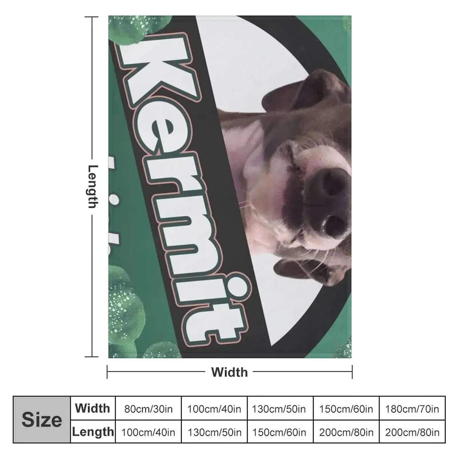 Kermit's Irish Spring Throw Blanket Blankets For Baby Loose Camping blankets and throws Blankets