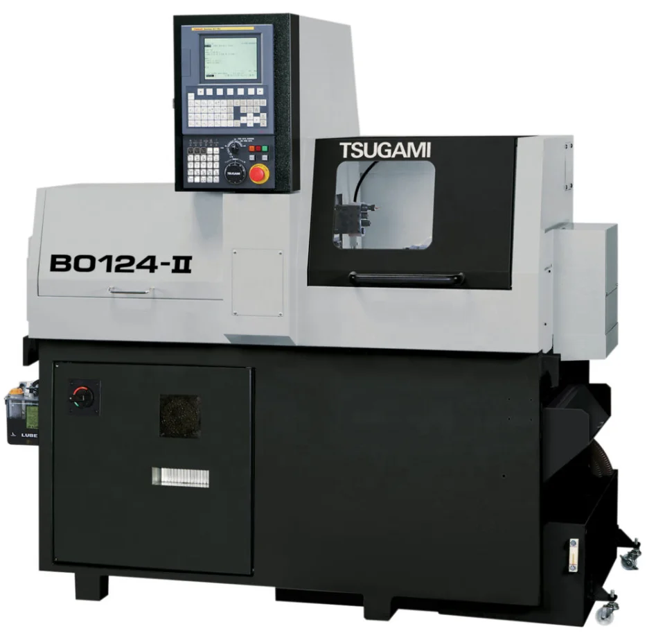 B0124-Iii High Speed CNC Precision Automatic Lathe TSUGAMI Japan High Precision Control Centre