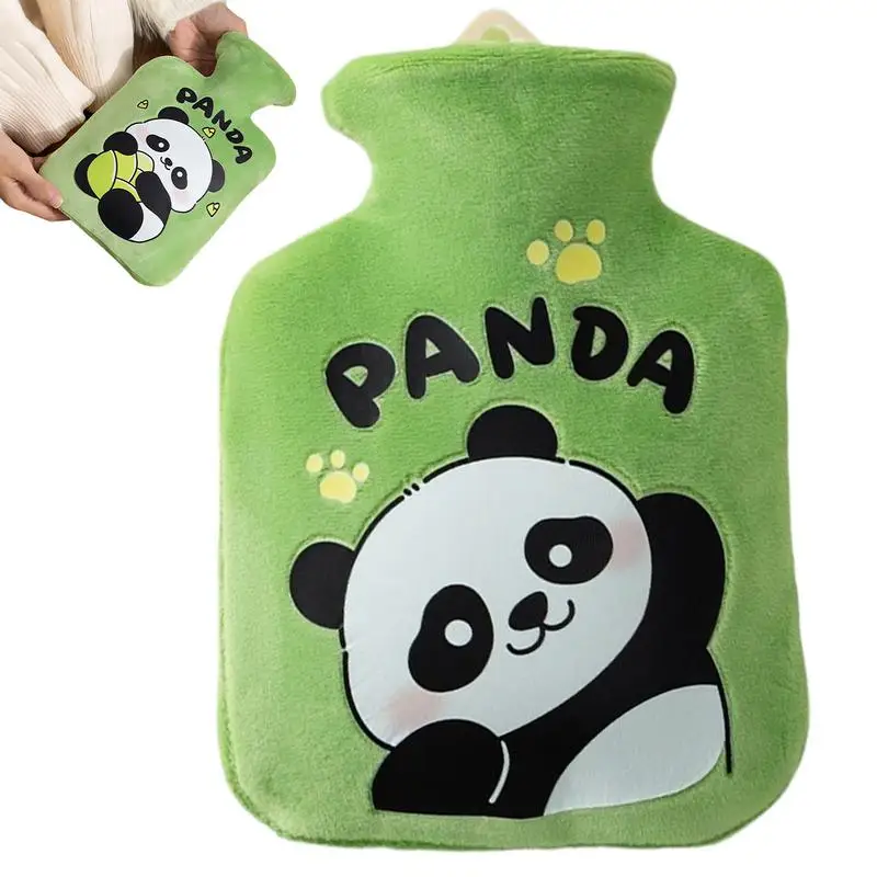 

Hot Water Bottles Cute Panda 1000ml Hand Foot Warmer Water Bottle Hot Water Pack Water Bag Pouch Portable Hot Compress Bag For