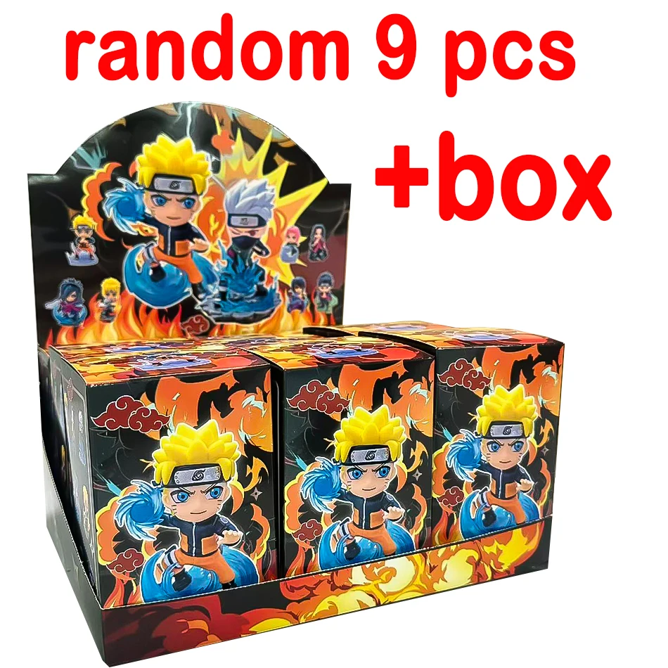 Naruto Blind Box Actionfiguren-Set Q-Version PVC Anime-Figuren Uzumaki Sasuke Itachi Kakashi Sammelmodelle Desktop-Geschenk – Detail 19