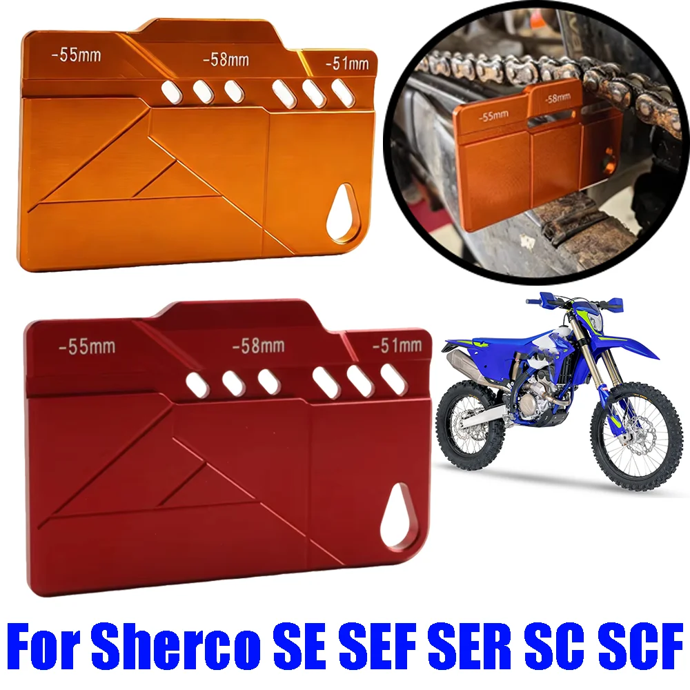 

For Sherco SE SEF SER SC SCF 50 125 250 300 500 Motorcycle Accessories Chain Tension Gauge Tool Chain Slack Inspector Adjustment