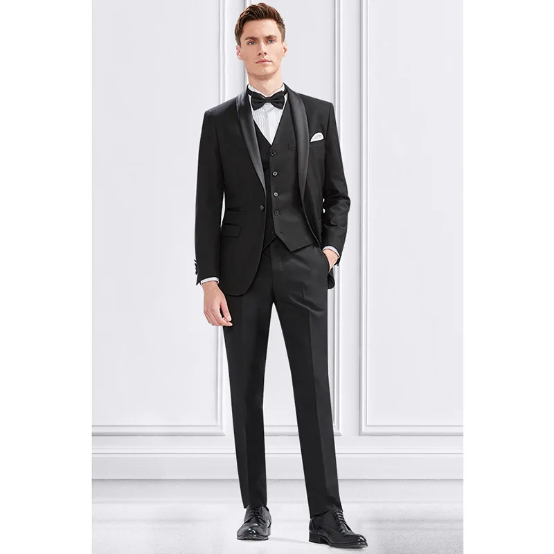 V1490-Men's business suit, suitable for small figures