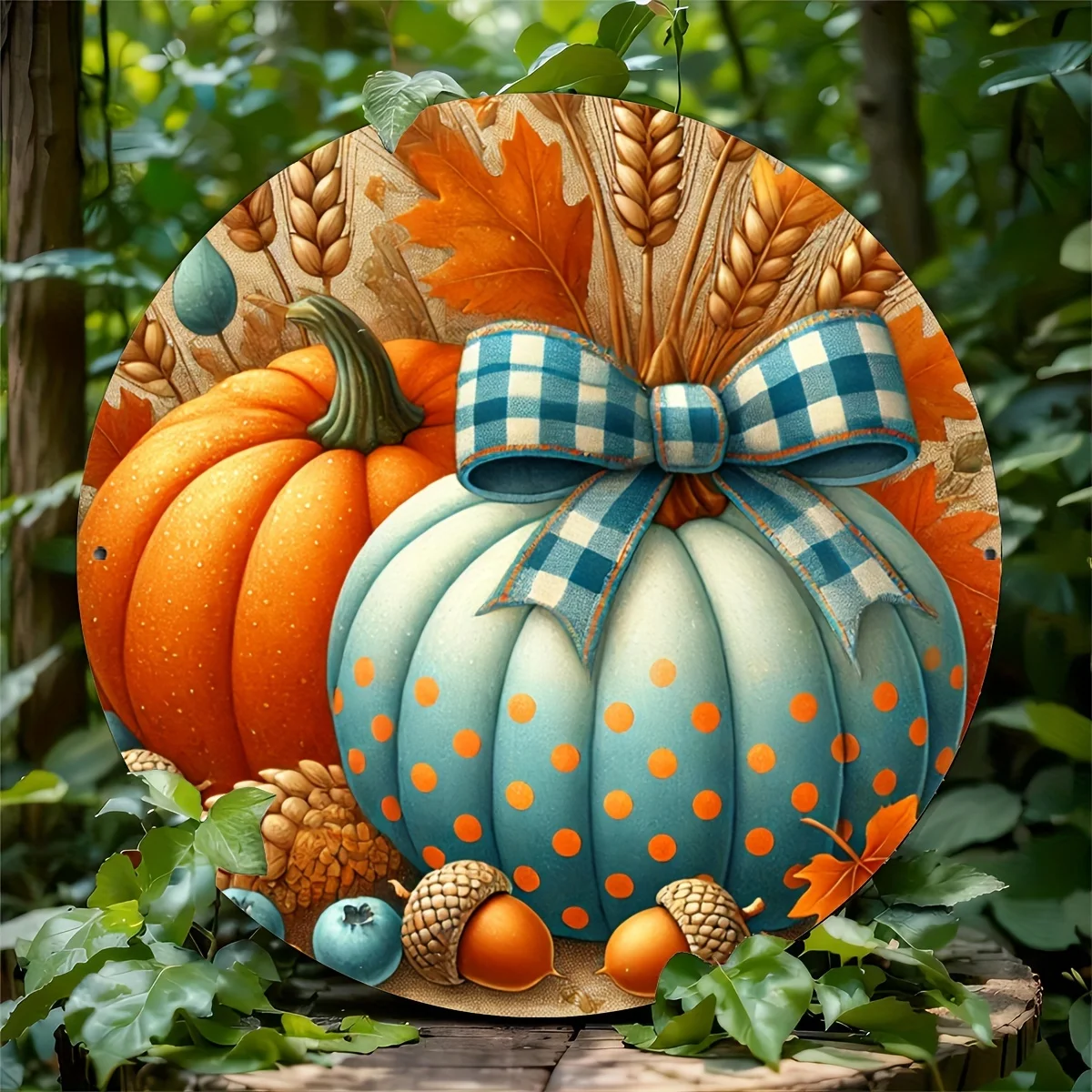 

Rustic Farmhouse & Garden Decor - Indoor & Outdoor Use - Perfect Gift for Fall Lovers & Home Decor Enthusiasts