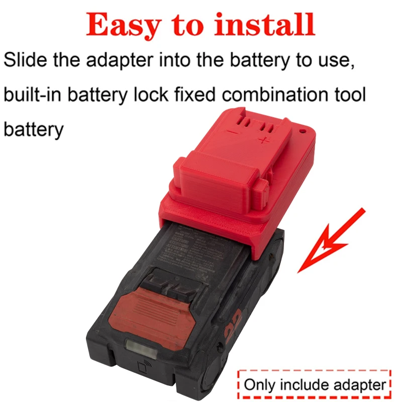 Adapter Converter for Milwaukee 18V Li-ion tools to Hilti 22V Nuron Li-ion Battery Adapter Converter Power Tool Accessories