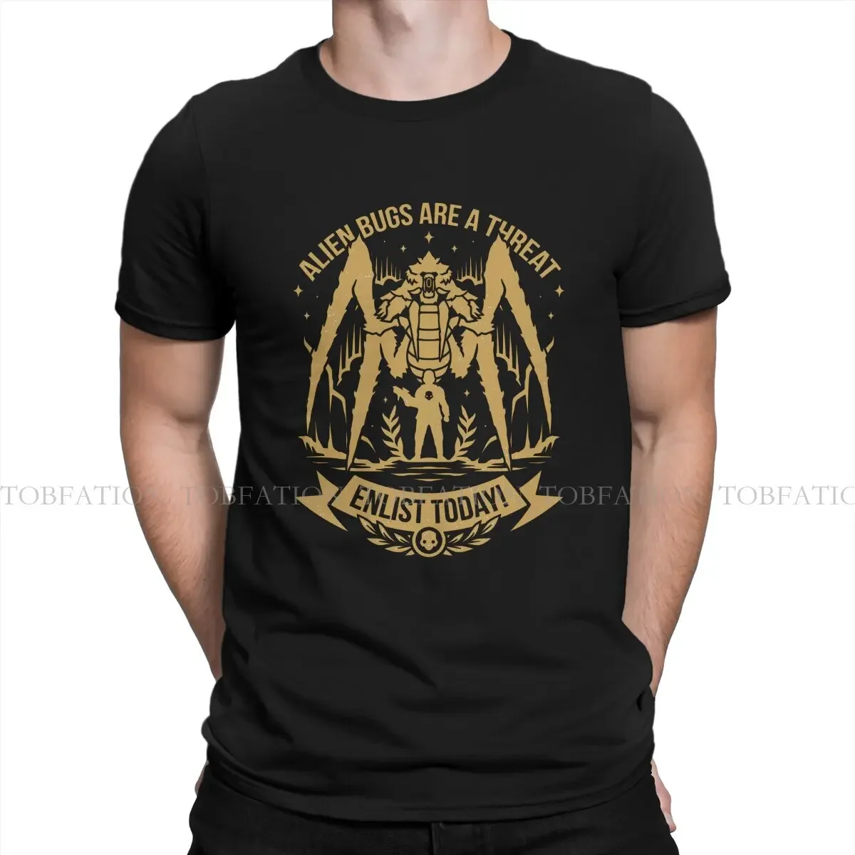 Enlist Today Unique TShirt HELLDIVERS Comfortable Hip Hop T Shirt Stuff