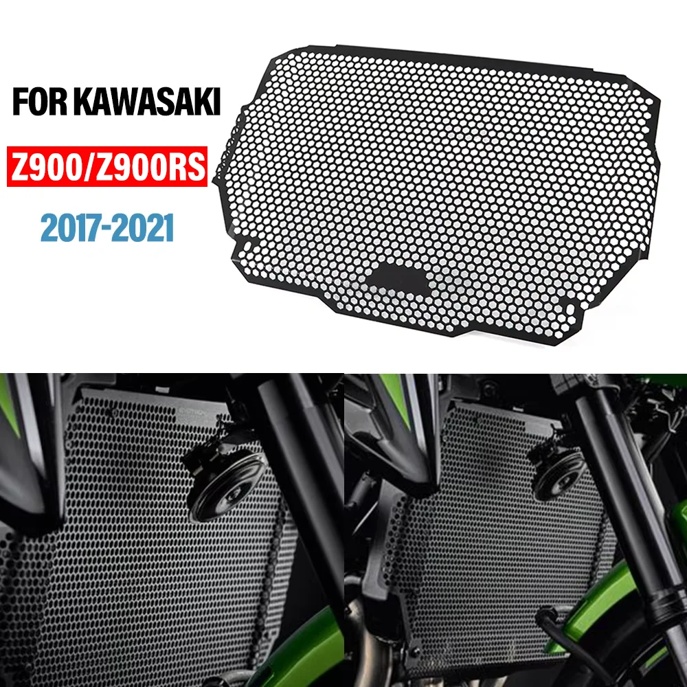 

Motorcycle Radiator Grille Cover FOR KAWASAKI Z900 Z 900 Z900RS 2017-2021 Radiator Grille Guard Protector Radiator Accessories