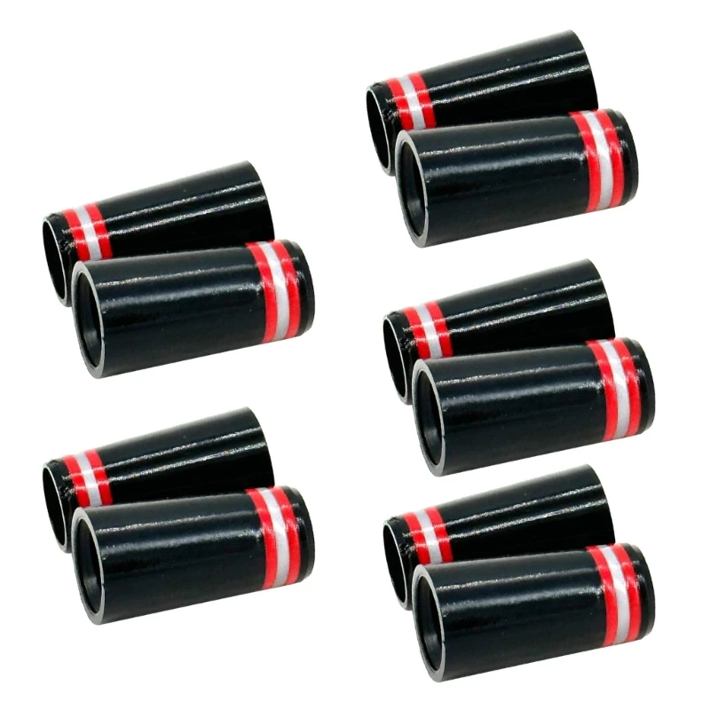 10Pcs/set Golfs Tip Shaft Golfs Sleeve Ferrule Replacement for Outdoor Sport Golfs Ferrule Golfs Club Ferrules