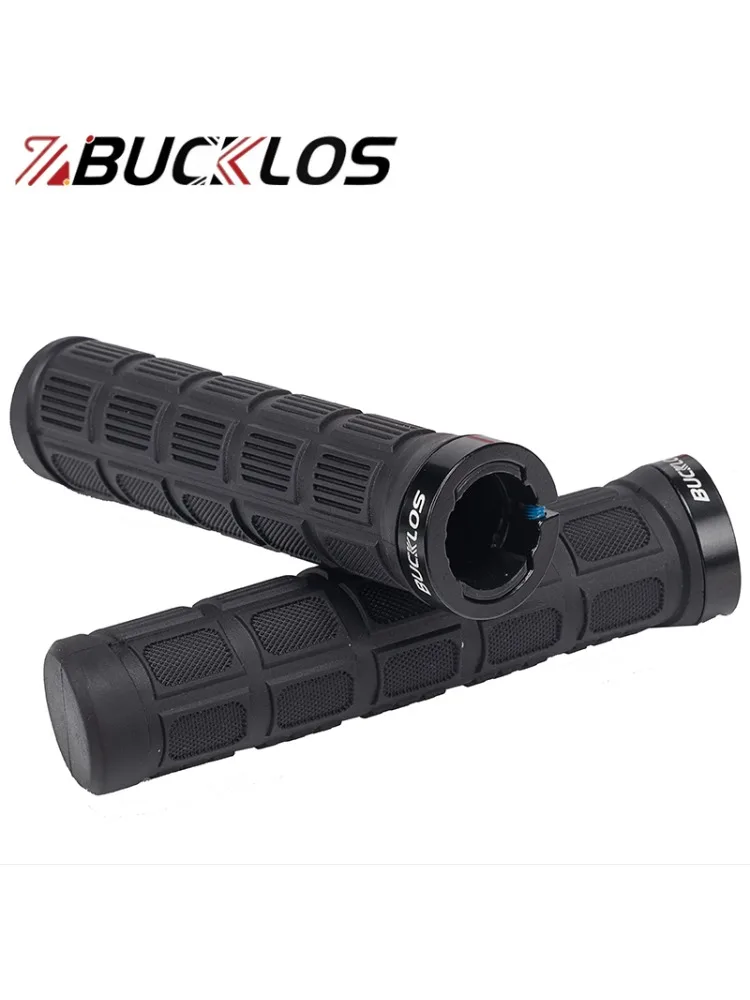 AliExpress BUCKLOS MTB Handlebar Grips Lockable Rubber Mountain Bike Grip 22.2mm Soft Non-slip Bicycle Bar Grip Outdoor Cycling Accessories