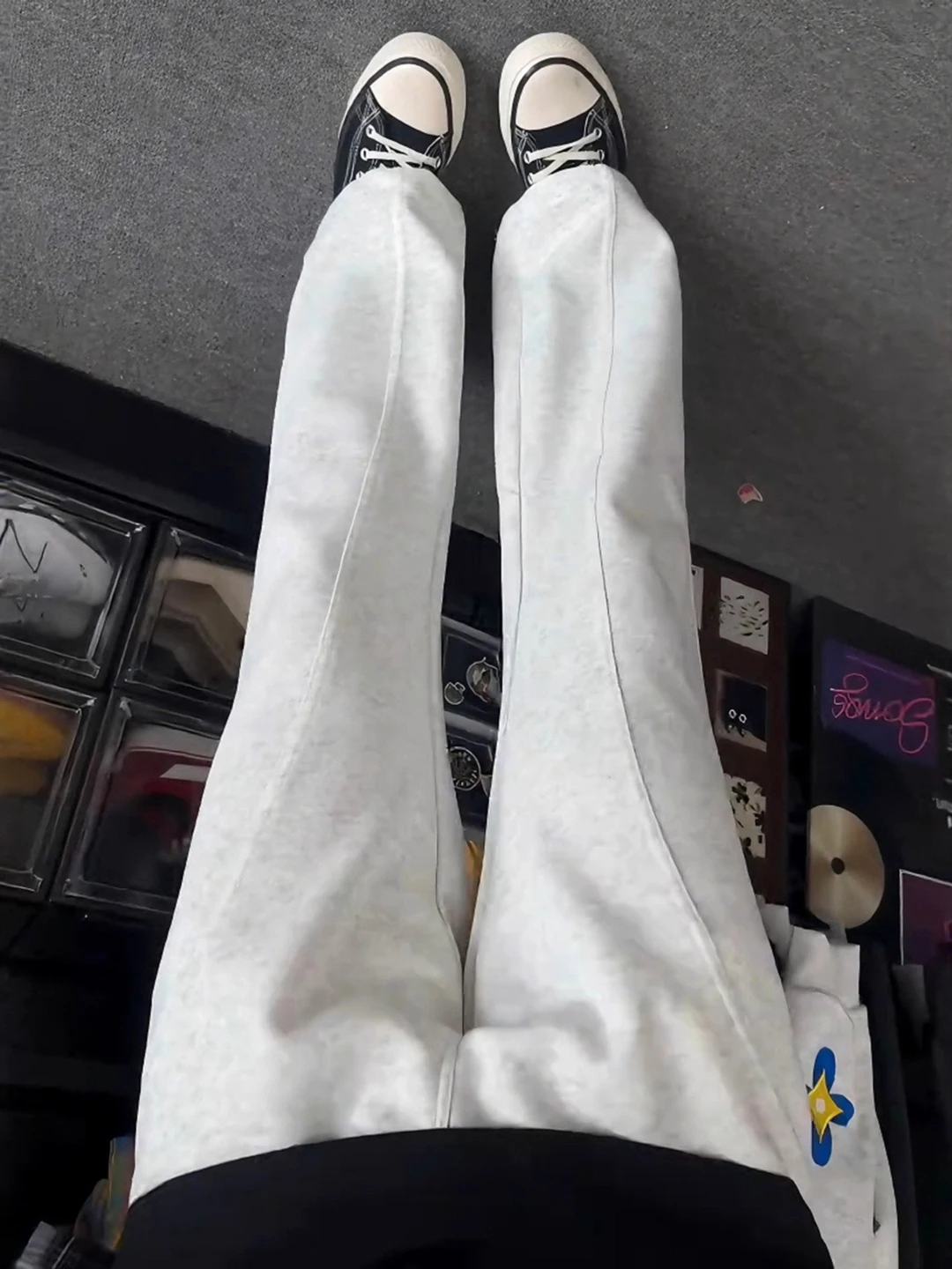 

Мужские спортивные брюки Cleanfit: повседневные, прямые, с косым кроем, в стиле High Street, длинные, для осеннего сезона