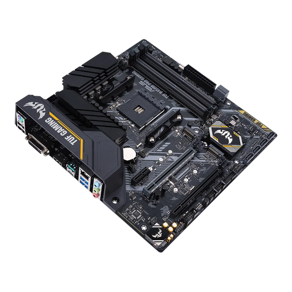 B450 Motherboard AM4 ASUS TUF B450M-PRO GAMING Support CPU Ryzen R5-5600X R5-5500 R7-5800X R7-5800X3D R3-3100 M.2 mATX placa mãe