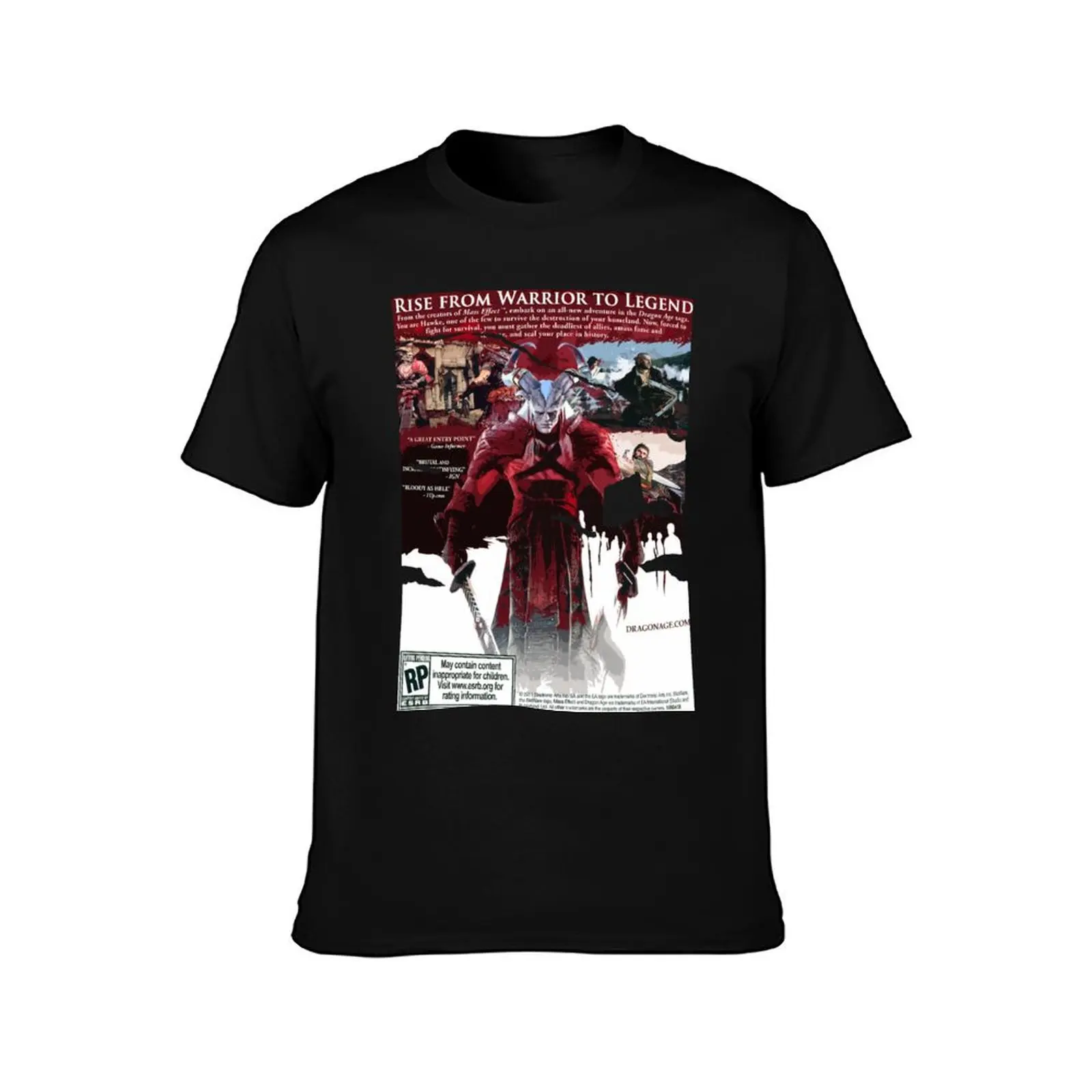 retro game poster age dragon 2 ii retro 00s 2000s y2k millennial inquisition ii kirkwall T-Shirt