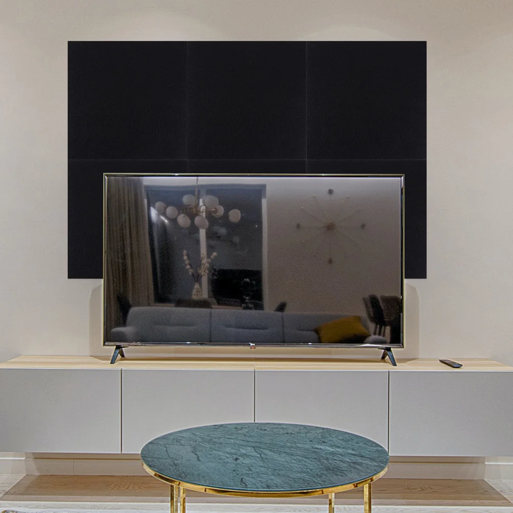 

2Pcs Acoustic Soundproofing Panels Dense Felt Wall Blocks Sound Absorbing Pads for Home Office Studio Noise Dampening