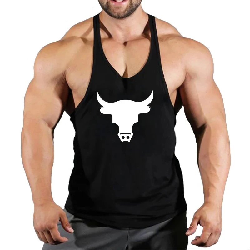 Gym Shirt Gyms Man Workout Bodybuilding Men Sportswear Men\'s Clothes Tank Top Vest Clothing Muscle Singlet Fitness Undershirt