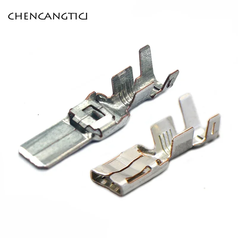 

5 Pcs 1544332-1 1544228-1 1544218-1 1544133-1 Male Female 6.3 8.0 mm Splice Pin Electrical Cable Crimp Terminal Block For Wires
