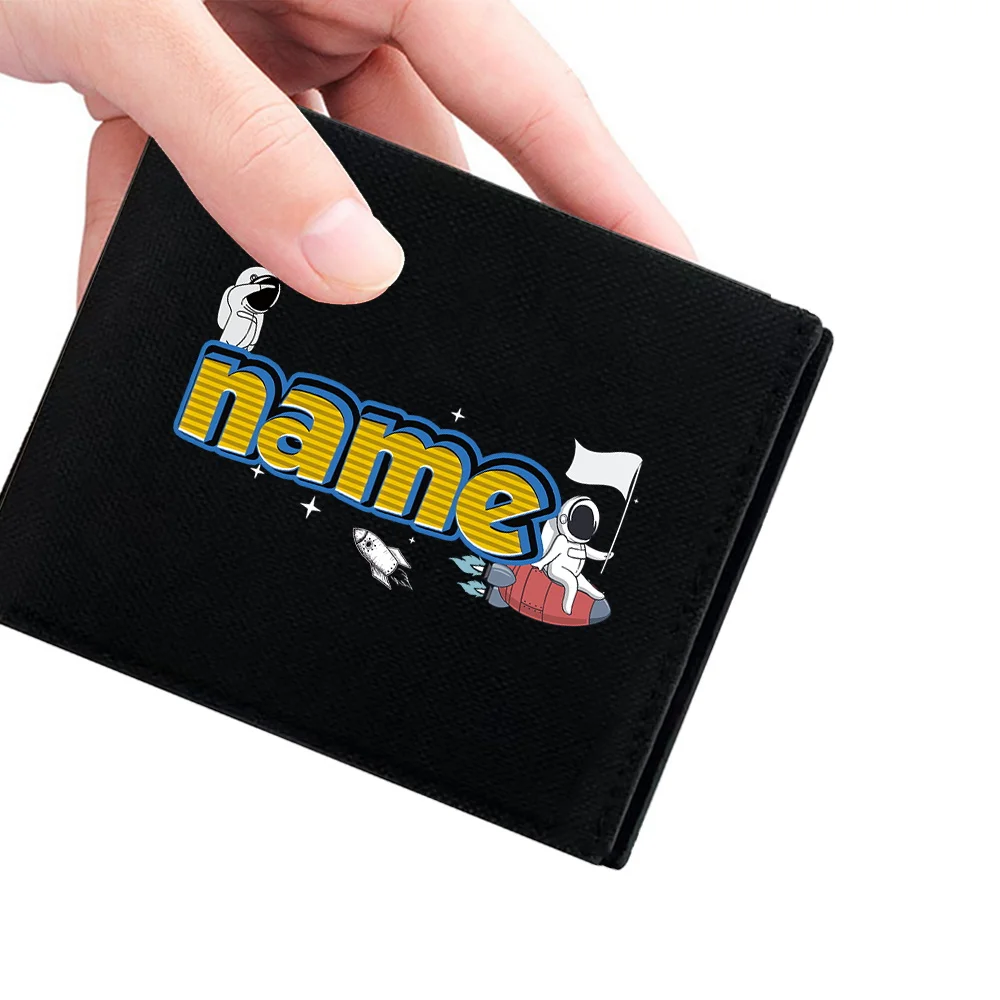 اسم مخصص محفظة بطاقة الهوية بطاقة البنك حقيبة تخزين متعددة الوظائف محفظة عالية الجودة ودائمة منتج مخصص