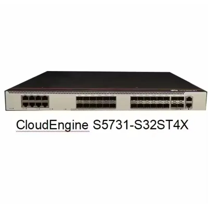 

【2026】New Original S5731-S32ST4X-A with 8*10/100/1000BASE-T 24*GE SFP 4*10GE SFP+ Ports POE Function Ethernet Network Switch in