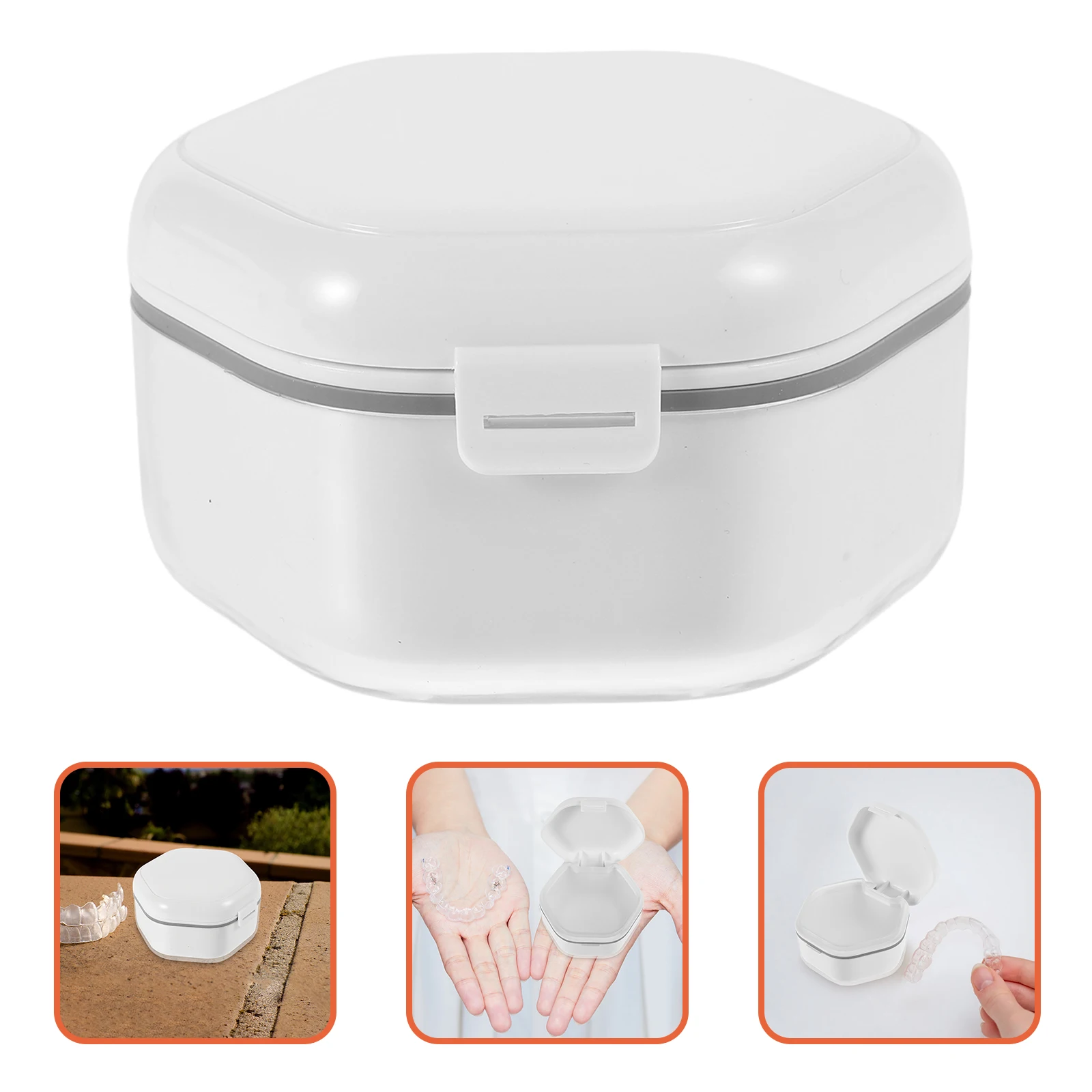 

Mouth Protection Storage Maintenance Plastic Teeth Case Holder