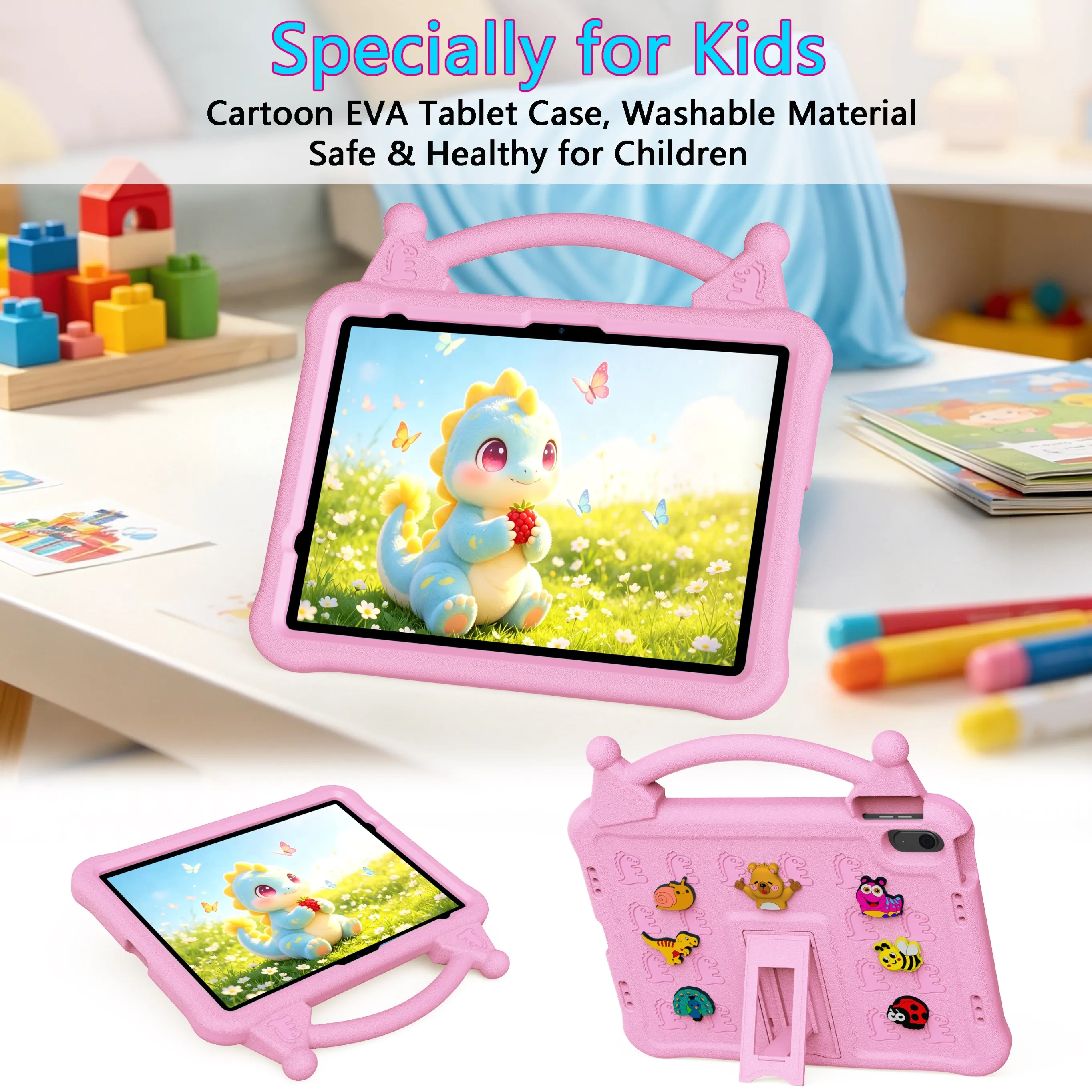 EVA Stand Case For iPad Air 13 11 5 4 3 2 1 Pro 13 12.9 11 10.5 9.7 2017 2018 A16 11th 10th 10.2 7th 8th 9th Gen. Mini A17Pro 6