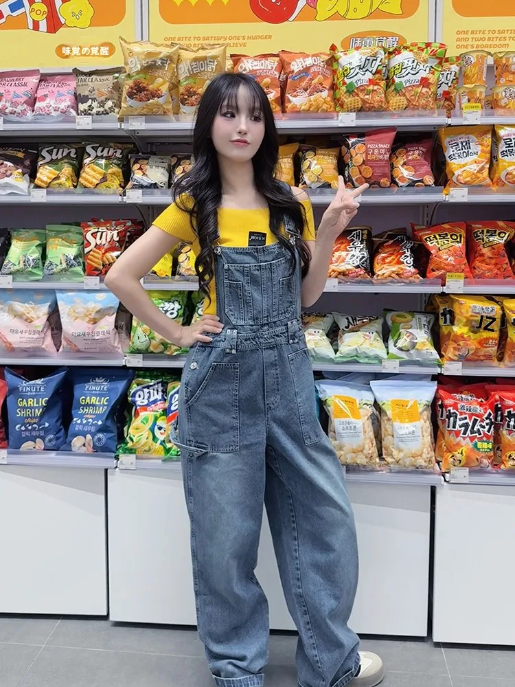 kskm-bleu-denim-salopette-femmes-printemps-ete-nouveau-americain-retro-haute-rue-design-sens-vetements-de-travail-pantalon-pantalons-decontractes