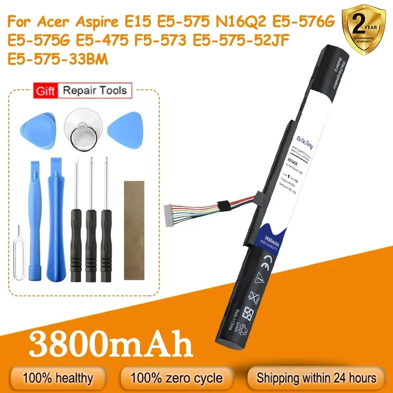 AS16A8K AS16A5K 4ICR19/66 Battery For Acer Aspire E15 E5-575 N16Q2 E5-576G E5-575G E5-475 F5-573 E5-575-52JF E5-575-33BM