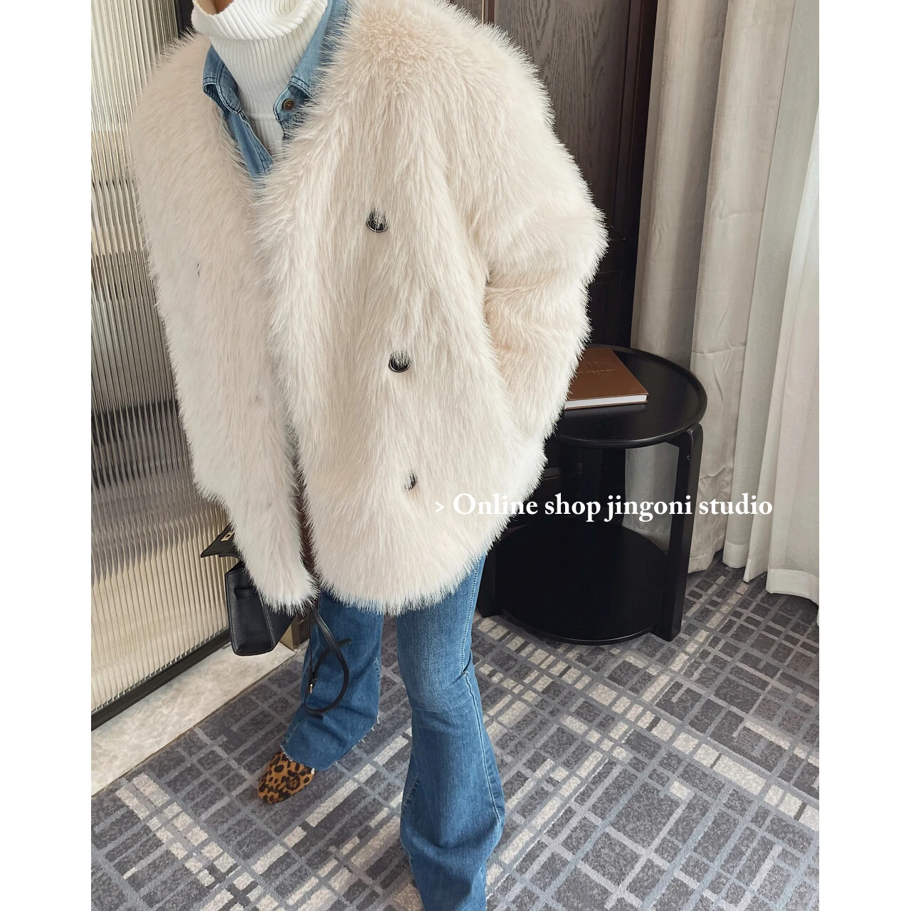 2022 Women Faux Fur Teddy Jackets Blazers Trench Coats Y2k Clothes Parkas Heavy Down Winter Crop Oem Stylish Cardigans Tops Warm