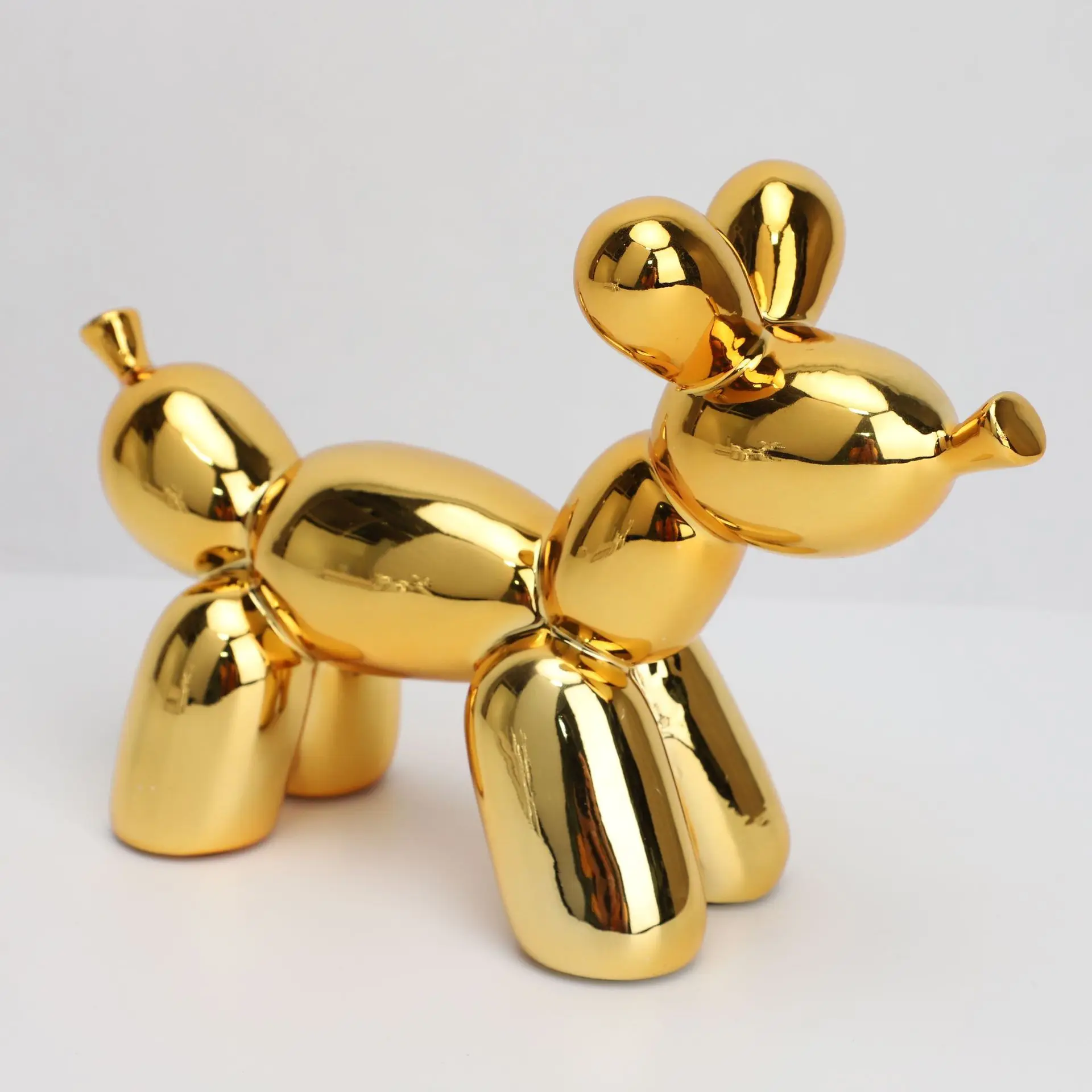 โมเดลตกแต่งรูปสุนัขบอลลูนเรซิ่นสไตล์นอร์ดิก สำหรับตกแต่งบ้าน แผนกขาย ห้องนอน