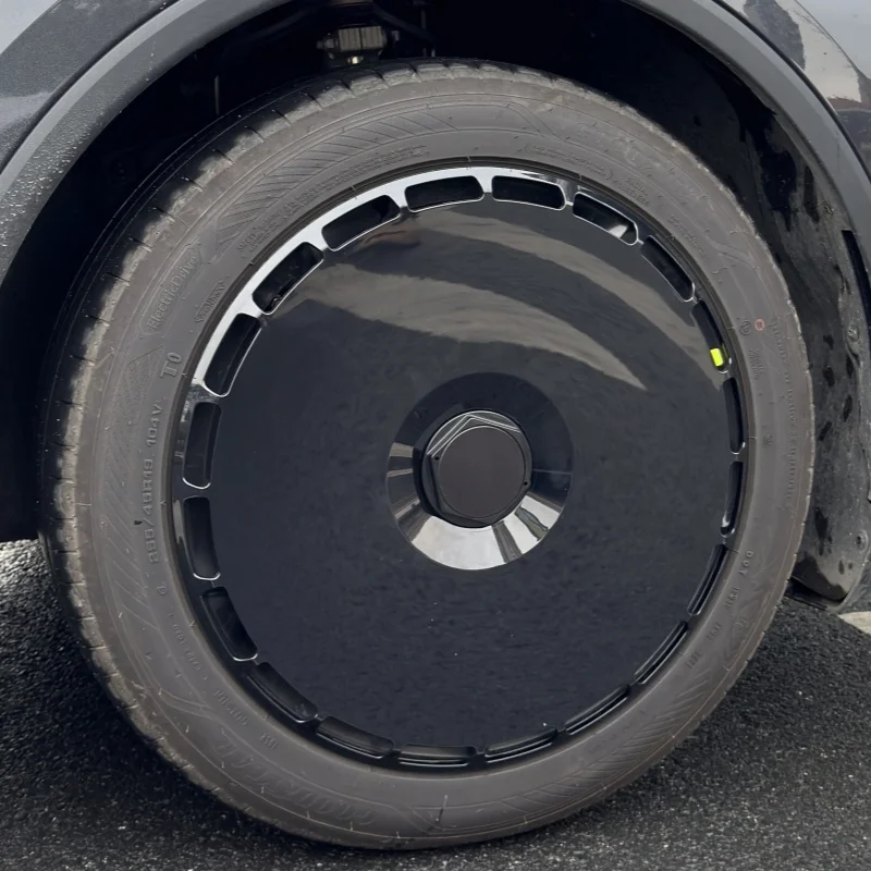 4PCS 19-20 Inch Wheel Caps For Tesla Model Y juniper 2025 Full Coverage Blade Wheel Cover Cap Automobile Replacement Accessories