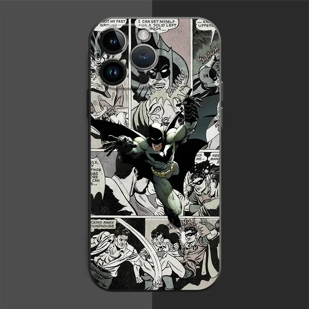 เคสโทรศัพท์ Comics Marvel Avengers สำหรับ iPhone 13 Pro 8 PLUS 14 SE 11 12 MINI XS x XR 15 PRO MAX XS เคส TPU แบบนิ่ม