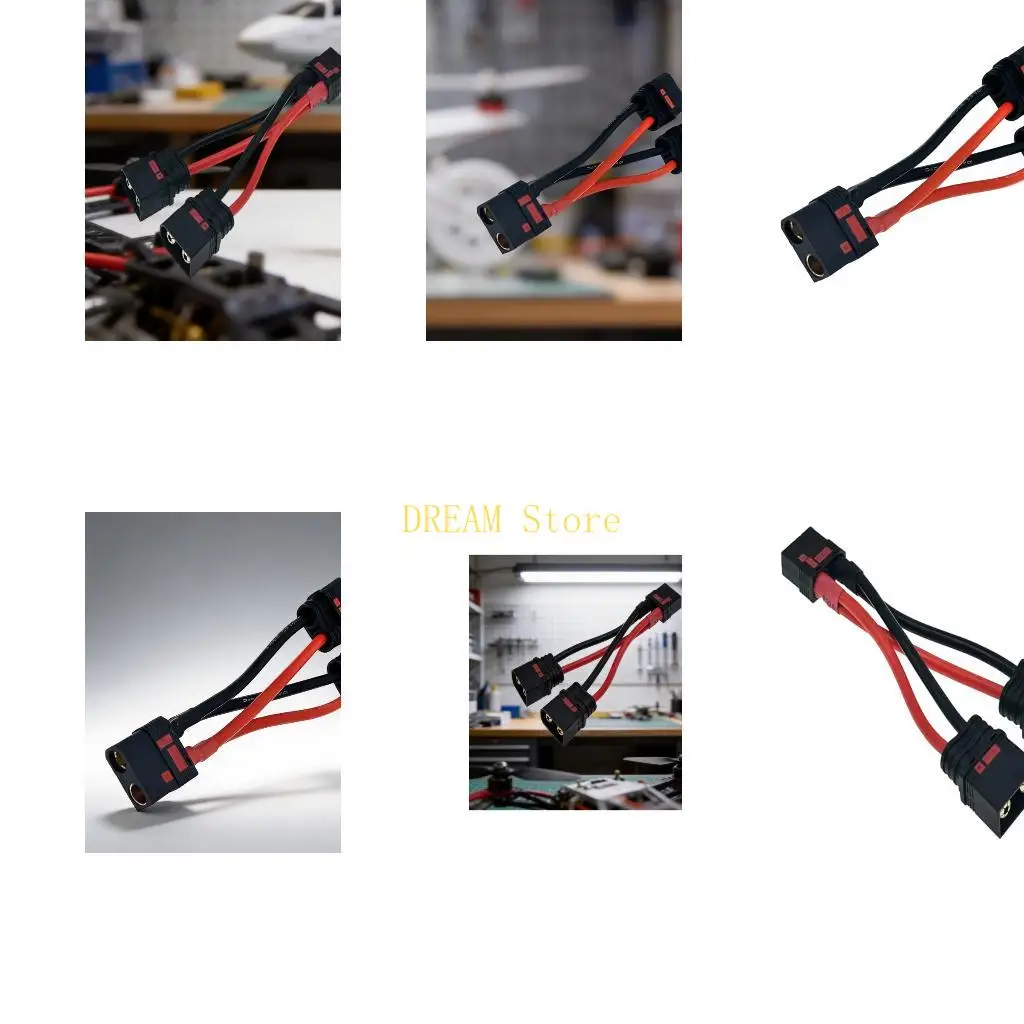 Remote Power Splitter Cable QS8-S Female to 2 QS8-S Male Cord,for Parallel Battery-to-ESC Wiring and Power Systems Best Sale