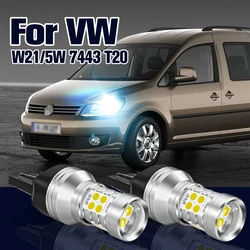 Daytime Running Light W21/5W 7443 T20 2pcs LED Lamp DRL For VW Up e-UP Caddy MK4 Touareg 7P Beetle Skoda Citigo Seat Mii
