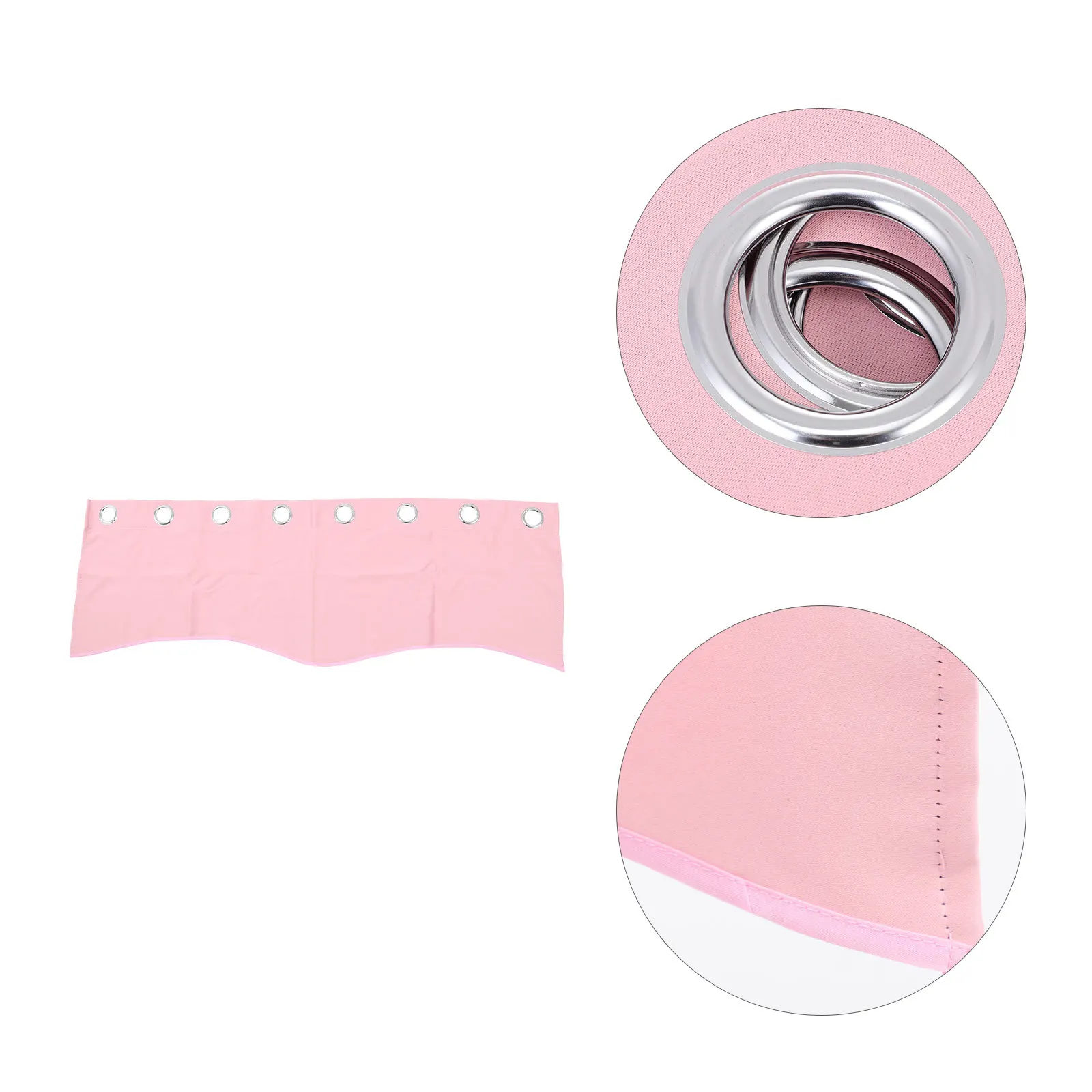 

Lightproof Short Curtain Bedroom Blackout Window Valance Decorative Small Drapes Kitchen Bathroom Decor Stylish Modern Design