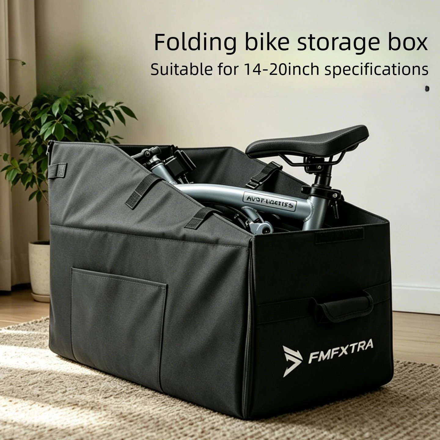 Folding Bicycle Storage Bag SUV Trunk Carry Case for Dahon Bike Travel Portable Thick Oxford Cloth Anti-scratch Wear-resistant