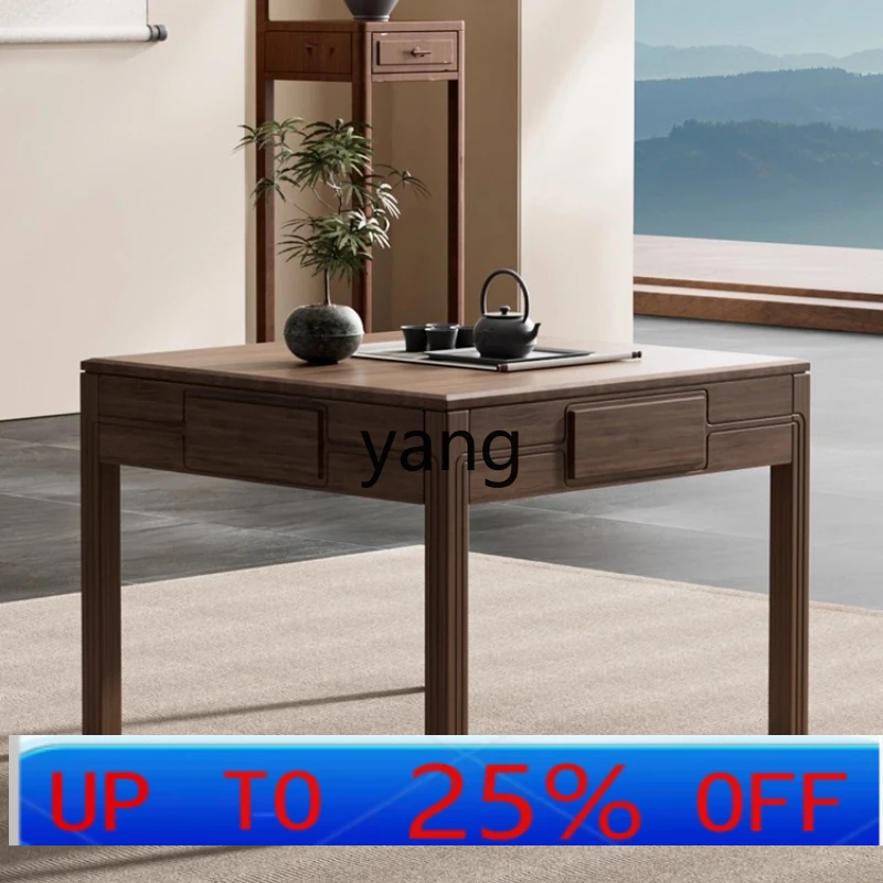 

LMM solid wood silent mahjong machine automatic home roller coaster new Chinese mahjong table