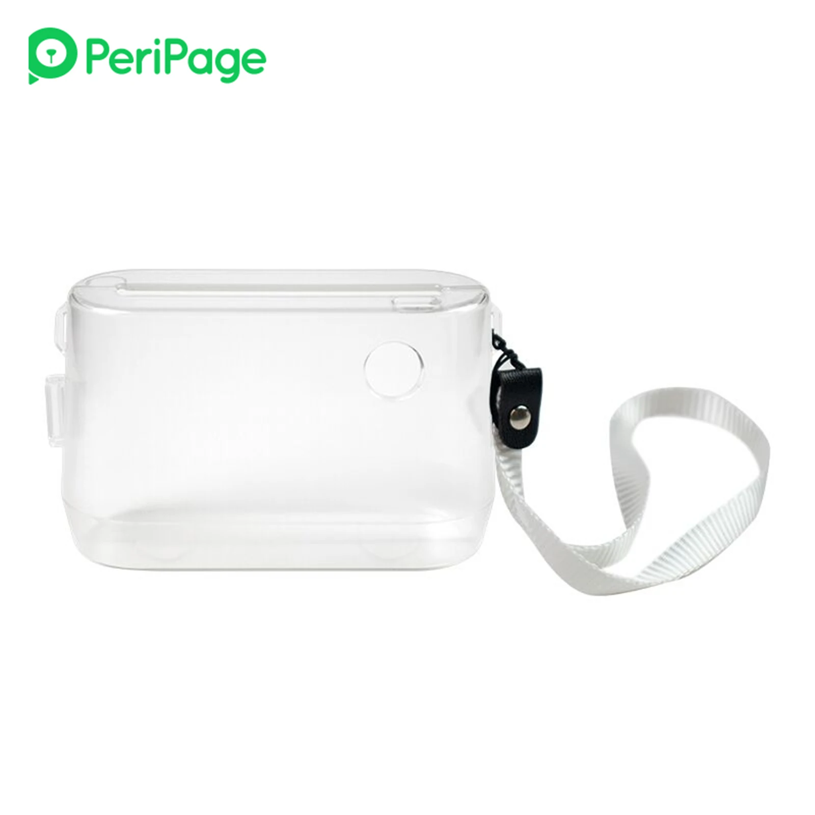 PeriPage Transparent Protective Case Cover with Portable Hand Rope for A9/A9s/A9 Pro/Q9s Mini Pocket BT Thermal Printer