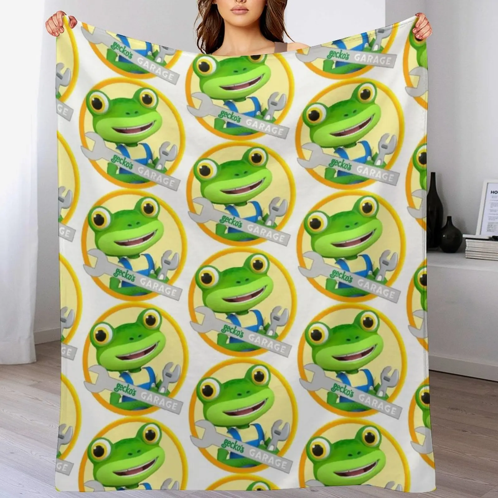 

Gecko Garage, Gecko Garage GG Throw Blanket Large warm for winter Baby Hairys Blankets