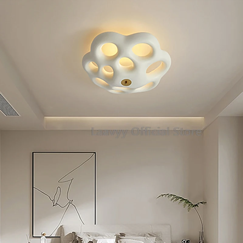 

Bedroom Dining Room Modern Ceiling Lamp Creative Balcony Porch Ceiling Lights Japanese Style Wabi-sabi Corridor Decoration Lamps