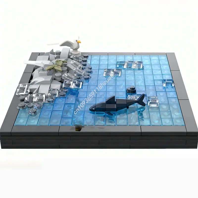 292pcs MOC Seri Vignettes Nelayan Bajak Laut Kuno Model Blok Bangunan Mainan Kerajinan Ide Kreatif Anak-anak DIY Hadiah Natal